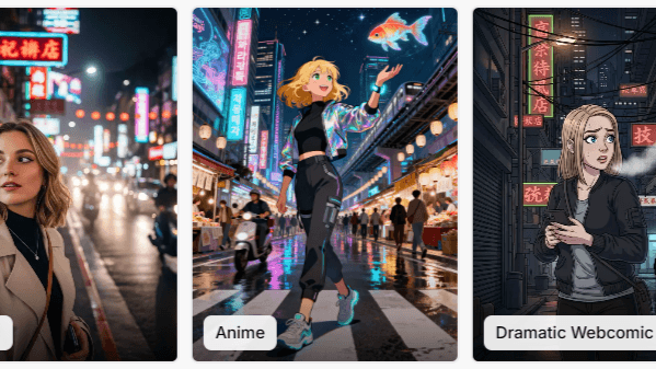 Pick a style and voice